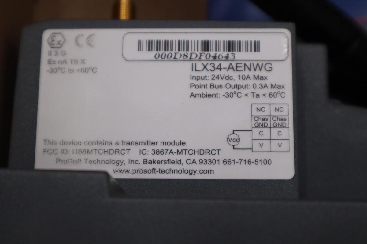Used PROSOFT TECHNOLOGY ILX34-AENWG / ILX34AENWG (NEW IN BOX) STOCK G33A