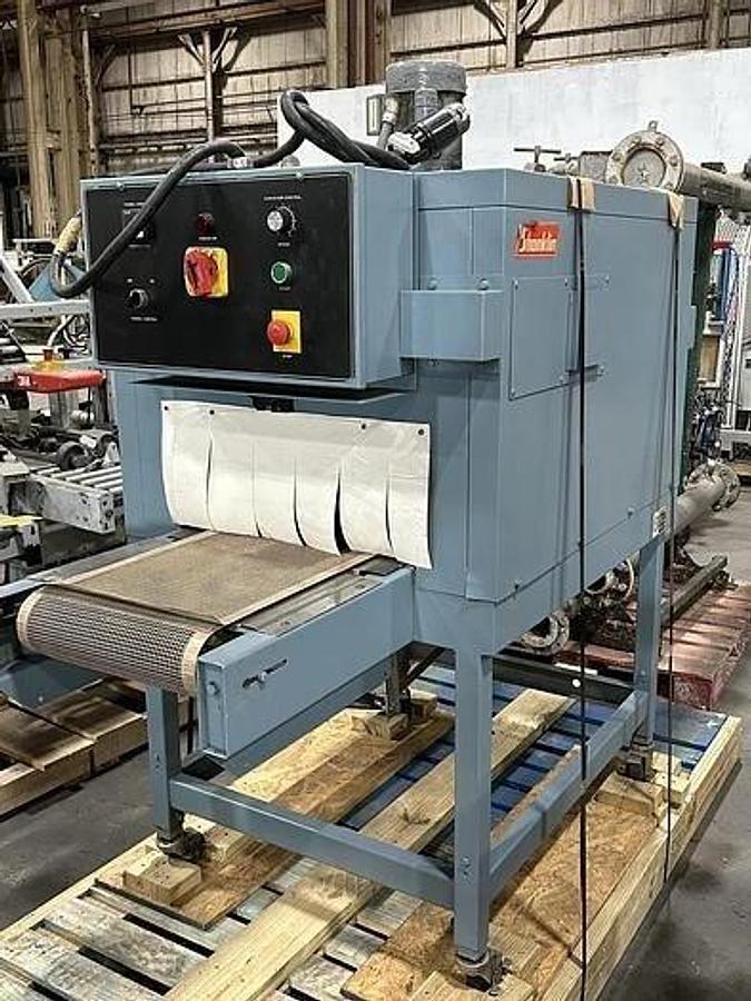 Used SHANKLIN MODEL T - 7F SHRINK TUNNEL W/ TEFLON MESH BELT