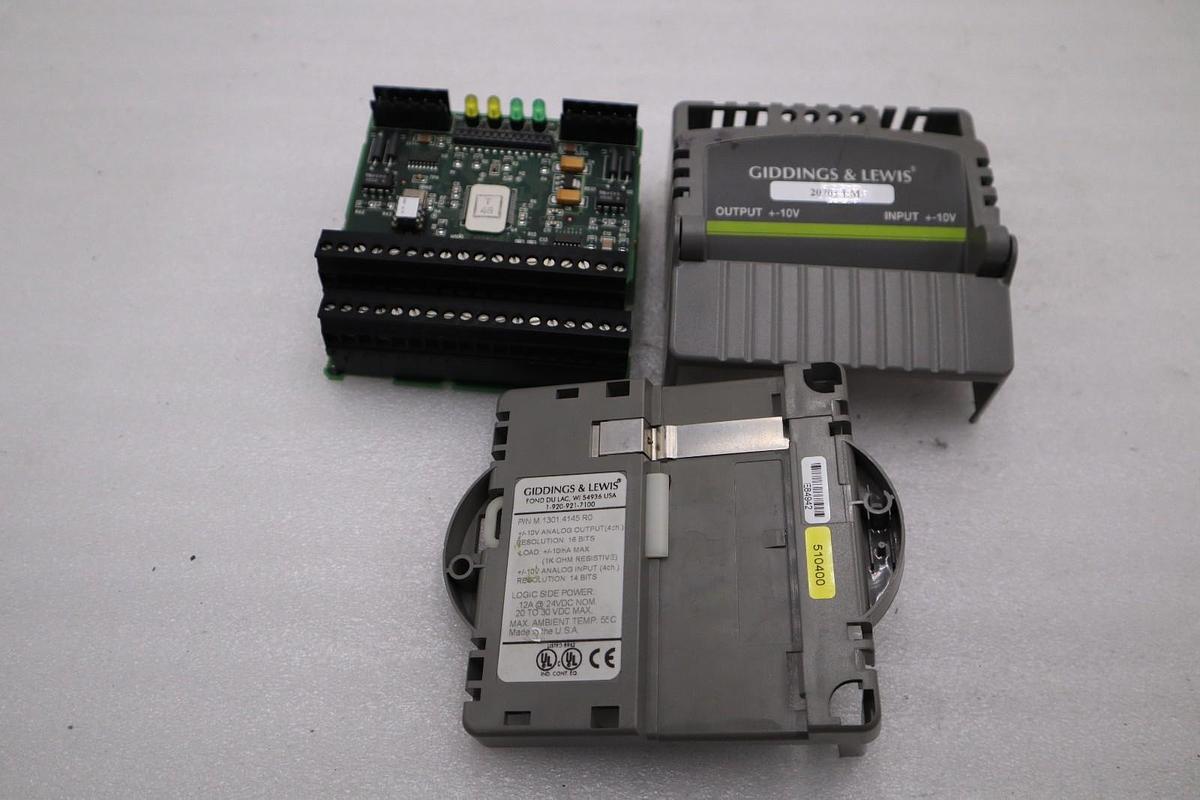 Used Giddings & Lewis M.1301.4145 R0 OUTPUT INPUT PLC MODULE STOCK 6018