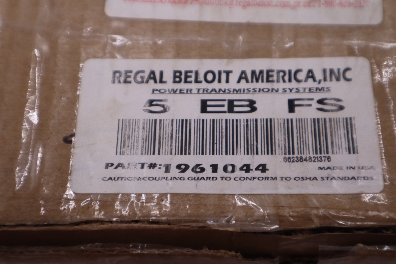REGAL BELOIT AMERICA 1961044 5EBFS - STOCK GF1036A