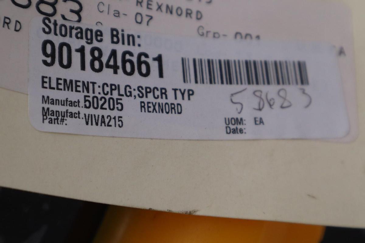 Used Rexnord Viva V215 Elastomeric Coupling Type Element Polyurethane - STOCK GF1309