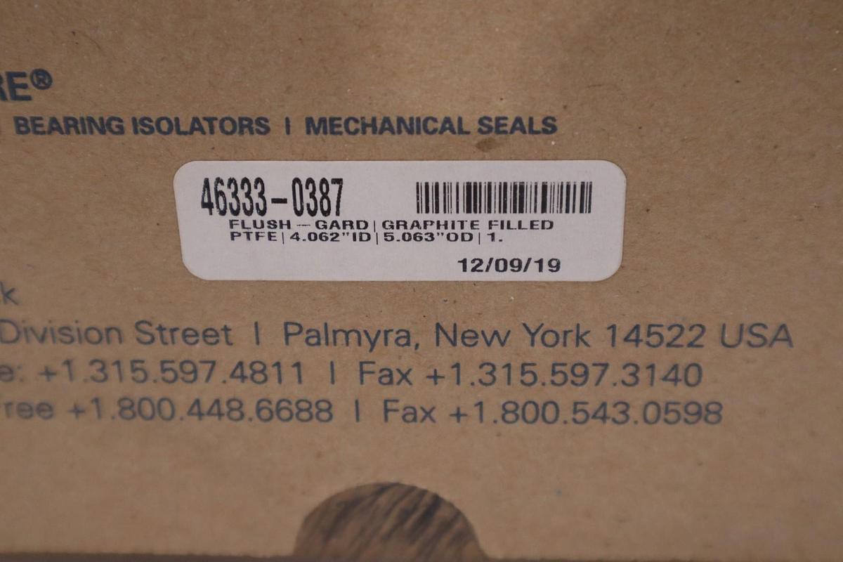 NEW GARLOCK 46333-0387 FLUSH-GARD SEAL - STOCK GF1008