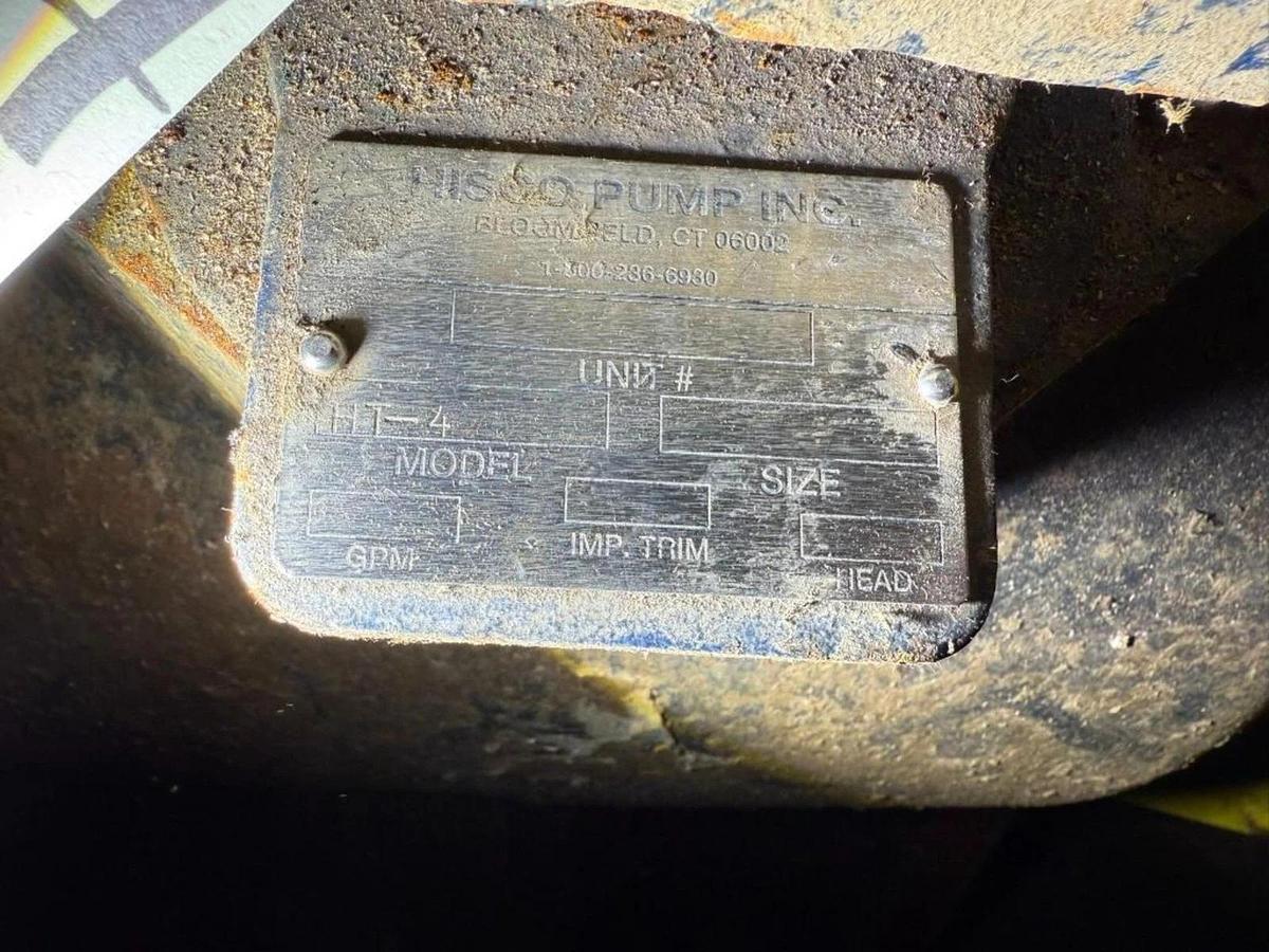 Used GORMAN-RUPP HISCO PUMP MODEL HT-4 TRASH PUMP Medium Head Non-Clog