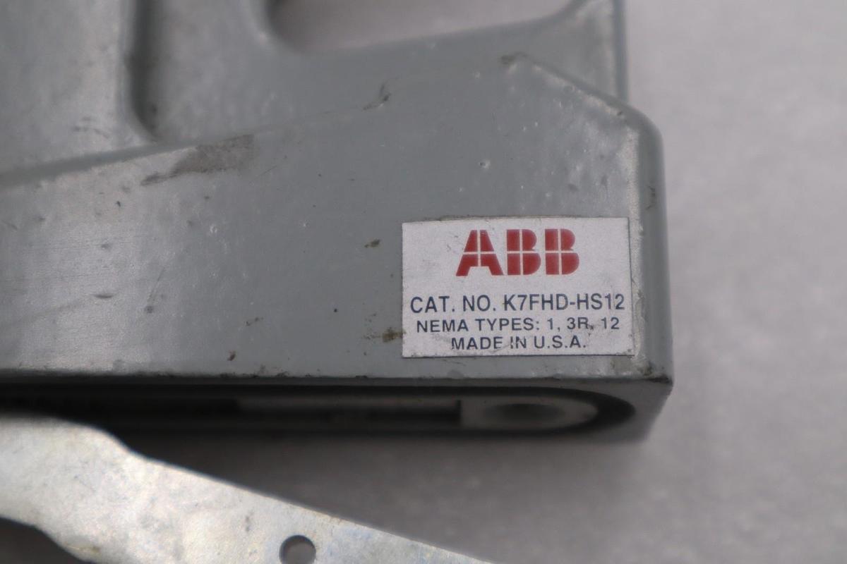 Used *New* ABB K7FHD-HS12 Disconnect Handle Kit, Electrical Enclosure Operator Switch