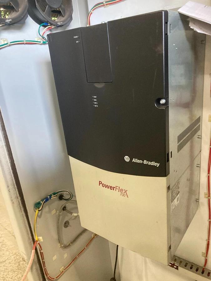 Used ELECTRICAL ENCLOSURE WITH 20BD125A0AYNANC0 Allen Bradley 100HP Powerflex 700