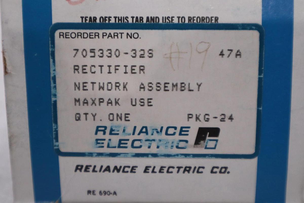 RELIANCE ELECTRIC 705330-32S / 70533032S (NEW IN BOX) RECTIFIER STOCK 1511A