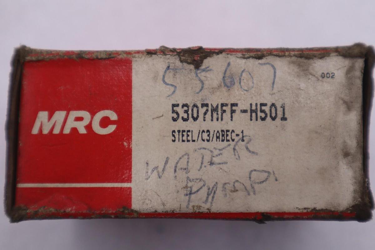 Used NEW MRC 5307MFF-H501 BALL BEARING SEALED DOUBLE ROW STOCK B-1116