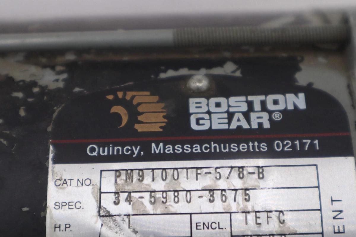 Used BOSTON GEAR PM9100TF-578-B MOTOR STOCK #M-54