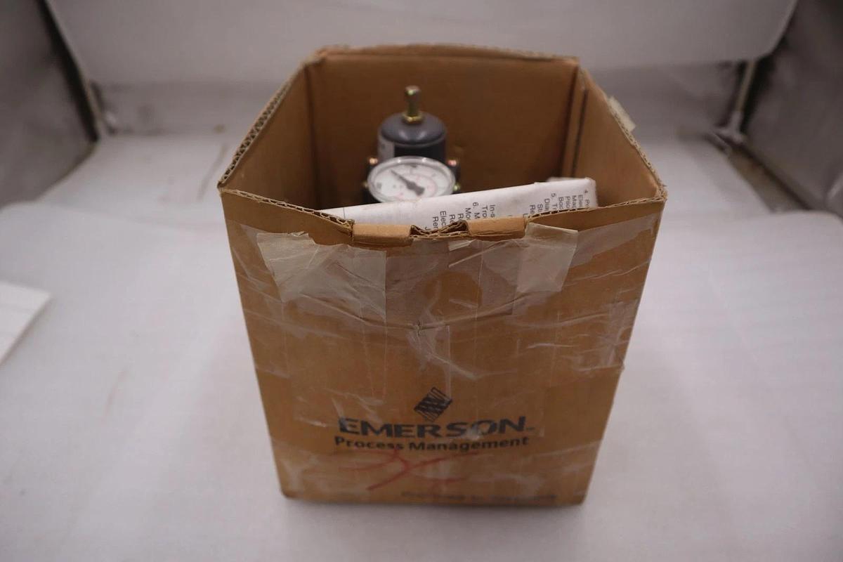 Used EMERSON FISHER MODEL 846 4-20mA 3-15 PSI PRESSURE TRANSDUCER - STOCK GF1033