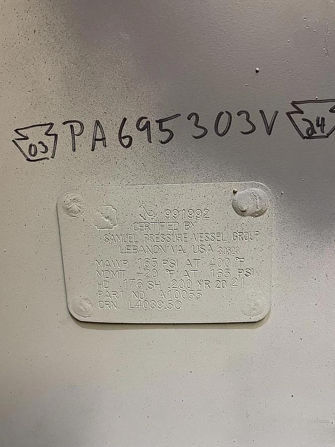 Used KAESER MODEL SFC 75S T AIR COMPRESSOR 100HP WITH 500 GALLON TANK & FILTER 2023