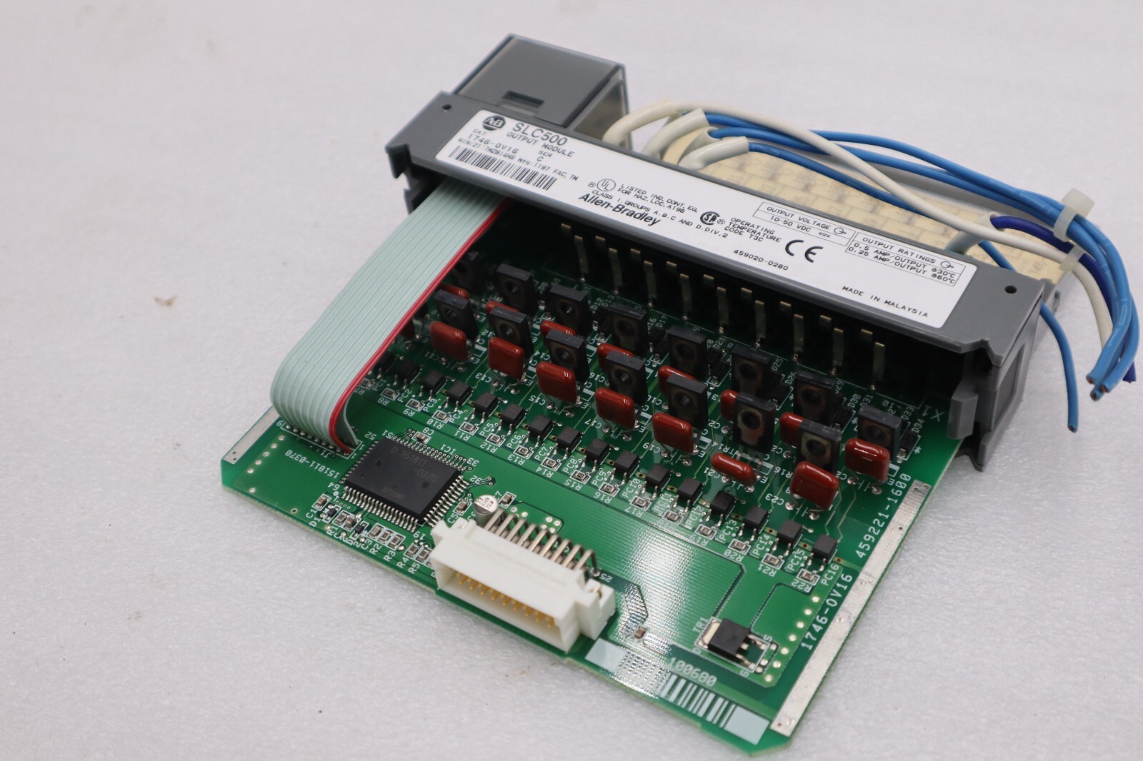 Used Allen Bradley 1746-OV16 Ser. C Output Module SLC 500 1746OV16 AB STOCK K-84-D