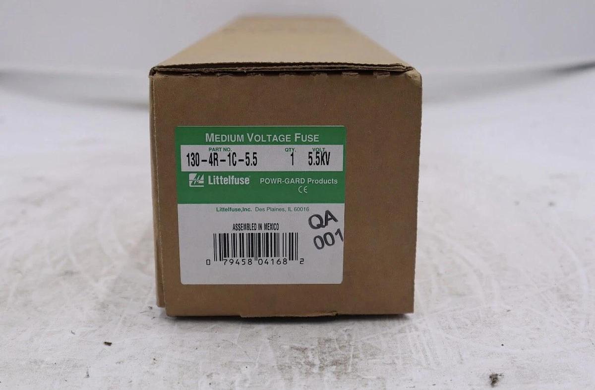 LITTELFUSE POWER-GARD 5.5KV FUSE 130-4R-1C-5.5W NEW IN BOX STOCK L-164