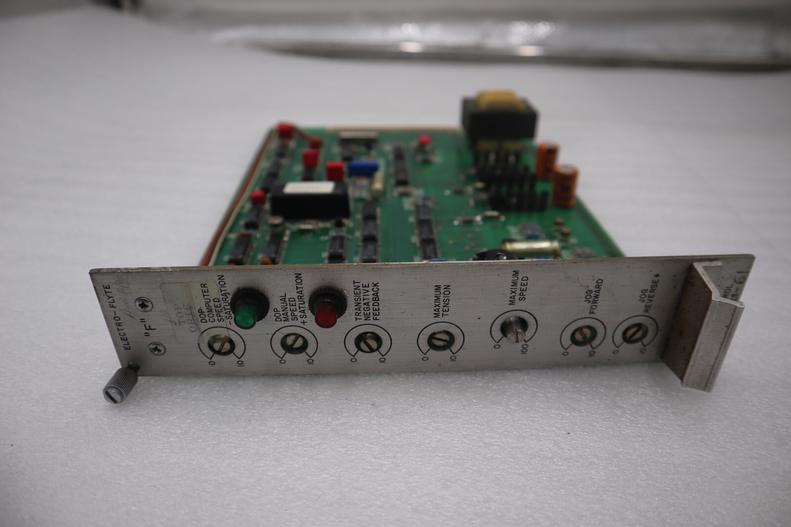 Used BOMAC ELECTRO-FLYTE 12M20-00023- / 12M2000023 BOARD STOCK 5632A