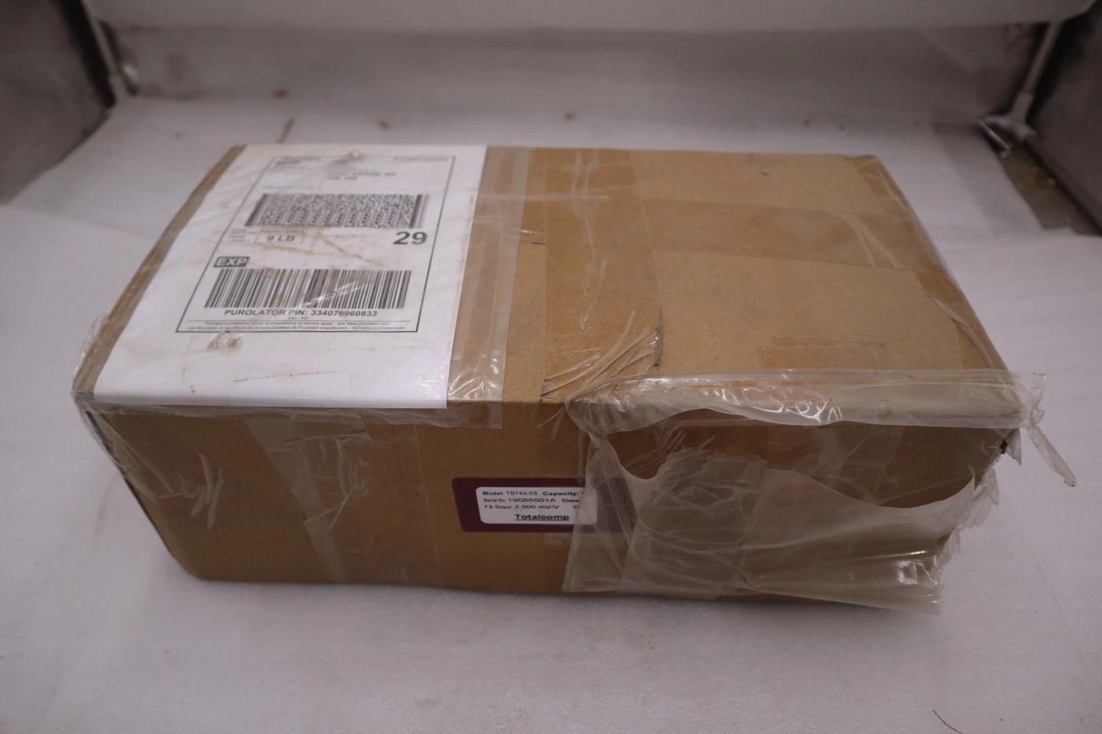 Used TOTALCOMP TB743-SS 10K Load Cell 10,000lbs - NEW IN BOX - STOCK GF1043