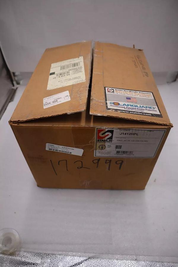 Used NEW IN BOX STAHLIN ROBROY J1412HPL FIBERGLASS ENCLOSURE STOCK G474