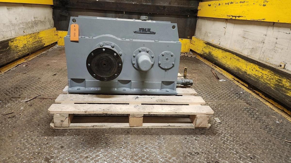 Used FALK ENCLOSED GEAR DRIVE SPEED REDUCER 7.357 RATIO 2080y1-ld