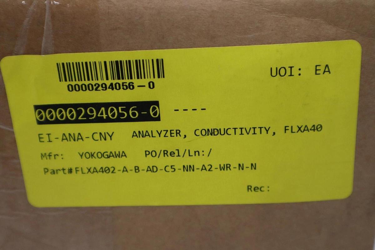 Yokogawa Flexa 4-Wire FLXA402 A-B-AD-C1-NN-A2-WR-N-N-N-NN/UM ANALYZER NEW #G496