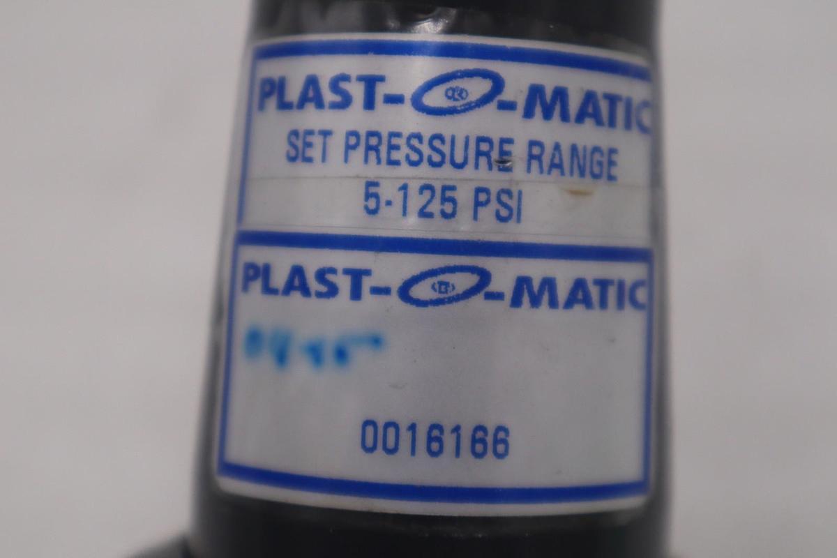 PLAST-O-MATIC PRHM050V-PV Pressure Regulator,1/2 In,5 to 125 psi STOCK H1450
