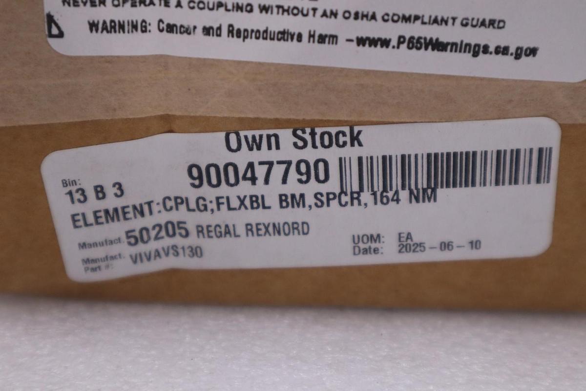 Rexnord 10287578 7392710 Viva Vs130 Spacer Element NEW IN BOX STOCK GF-1324