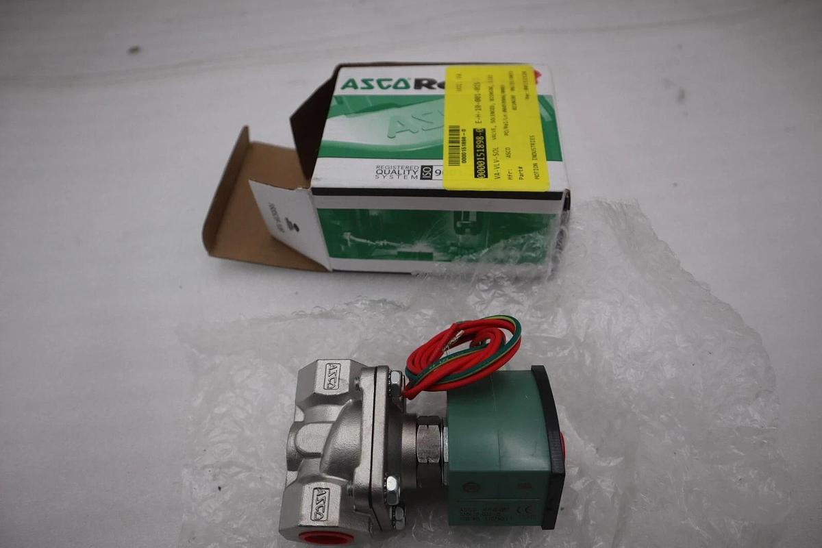 1/2" ASCO 8210G030 Stainless Steel Solenoid Valve NEW IN BOX STOCK G552