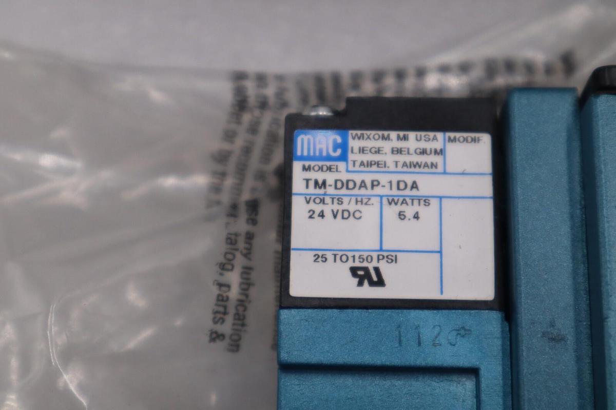 NEW MAC VALVES INC 82A-BA-000-TM-DDAP-1DA STOCK H1202