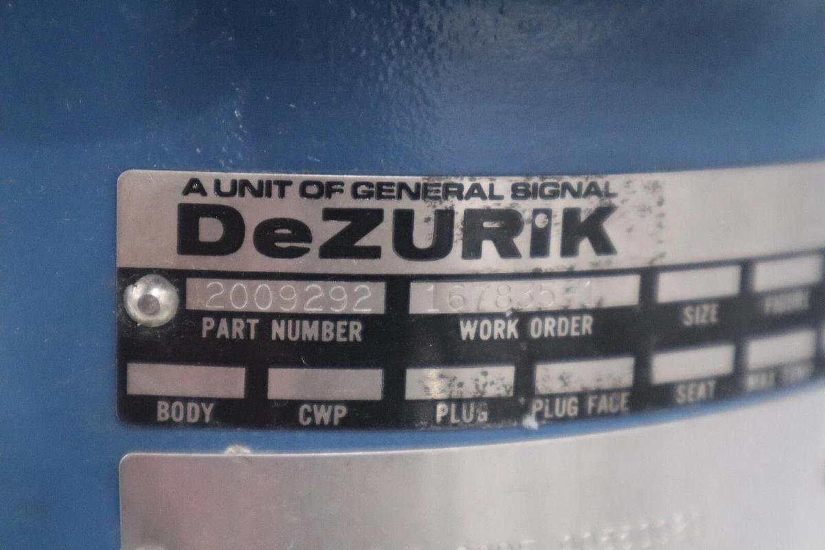 NEW OPEN BOX DEZURIK 2009292 VALVE POSTIONER STOCK G698