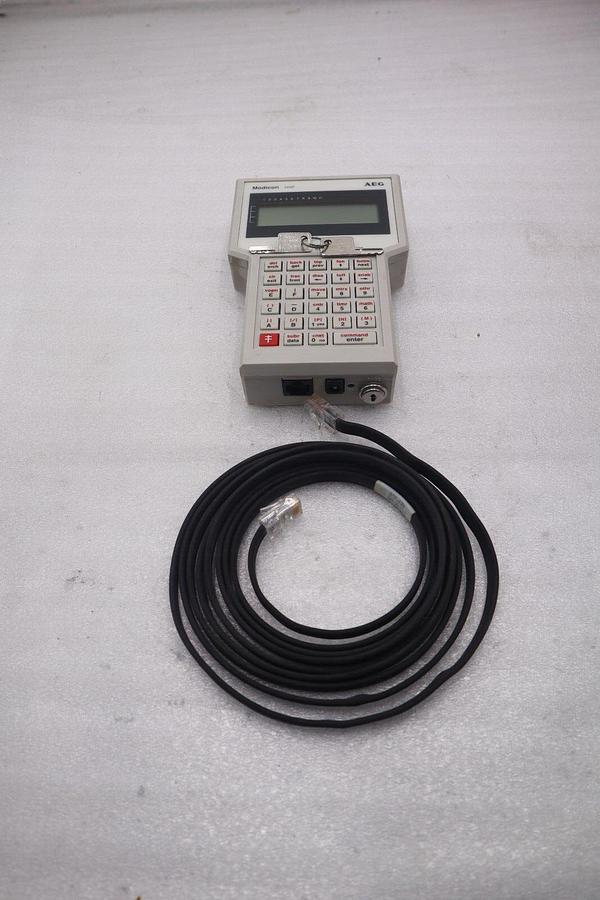 Used NEW OPEN BOX MODICON AEG 520VPU19200 Micro Handheld Programmer STOCK 5228