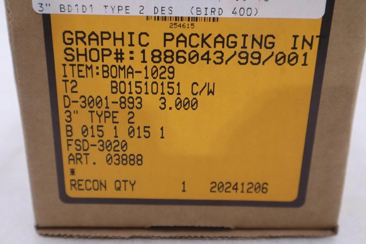 Used John Crane FSD3000 Spring Seal Assembly 2.875" NEW IN BOX STOCK GF-939