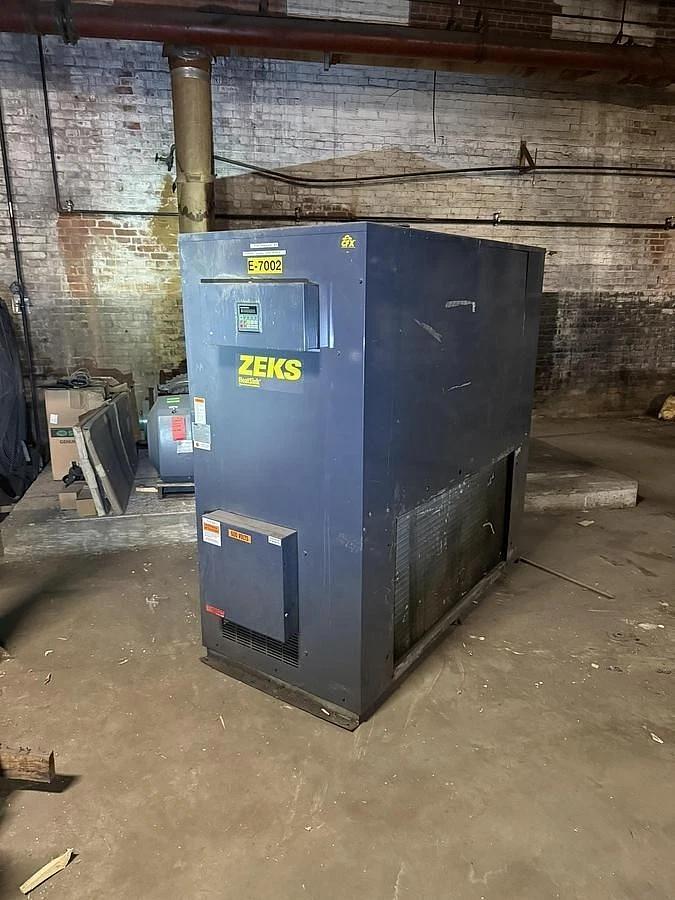 Used ZEKS 1200HSFA608N Refrigerated Air Dryer 1200 SCFM 575VAC 3PH