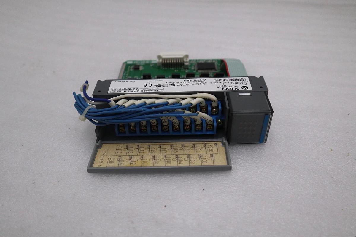 Used Allen Bradley 1746-OV16 Ser. C Output Module SLC 500 1746OV16 AB STOCK K-83-D