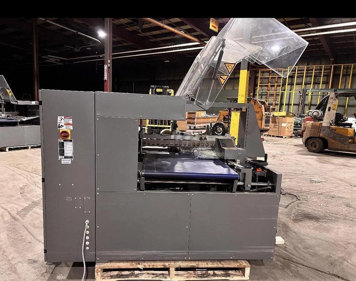 Used KALLFASS UNIVERSA 800 AUTOMATIC SIDE SEAL SHRINK WRAP SYSTEM MFG 2020
