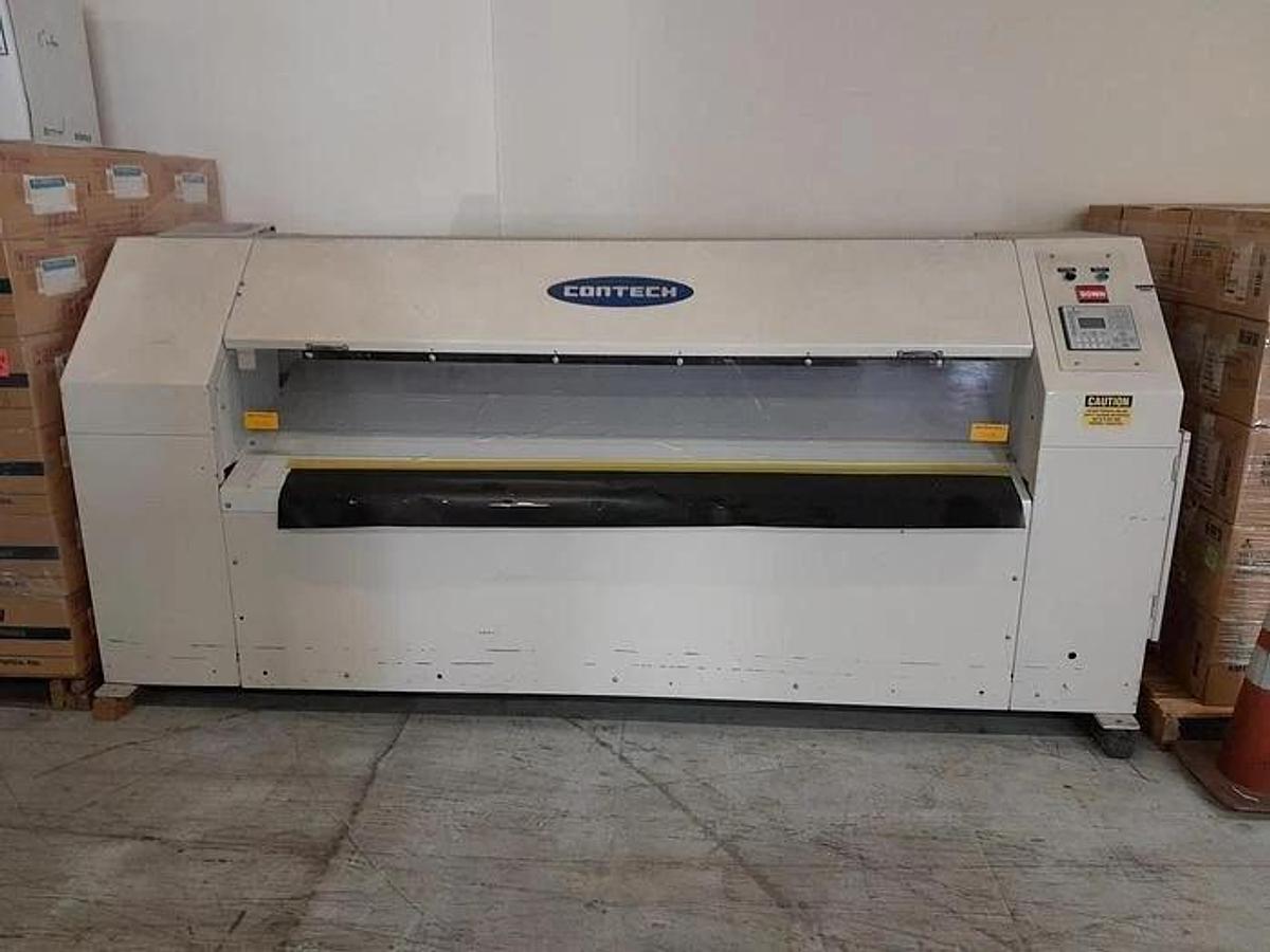 Used 84" CONTECH MODEL CS-84 SINGLE KNIFE SHEETER WITH TIDLAND SHEAR SLITTING