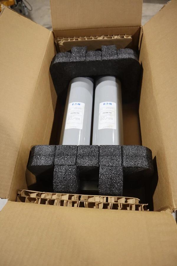 EATON CUTLER HAMMER (2) 15CXN-75C / DOUBLE BARREL HIGH VOLTAGE FUSE NEW #G161