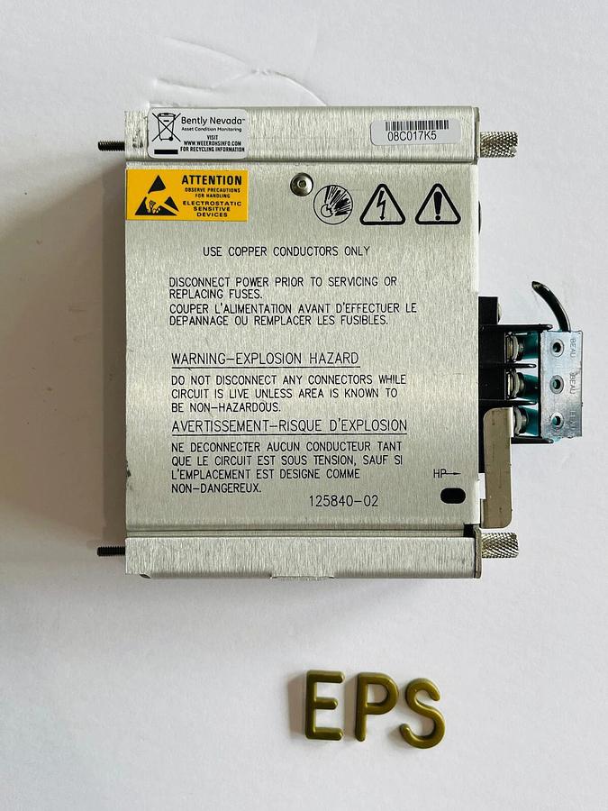 Used 125840-02 | Bently Nevada | Low Voltage AC PIM 85-132VAC #K-1324