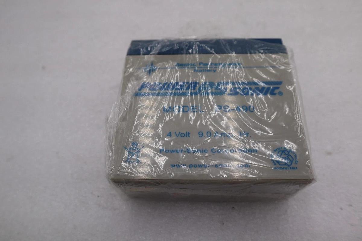 NEW OPEN BOX Power-Sonic PS-490 Battery STOCK K-2848