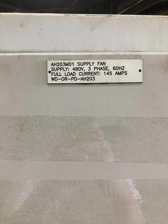 Used ELECTRICAL ENCLOSURE WITH 20BD156A0AYNANC0 Allen Bradley 125HP Powerflex 700