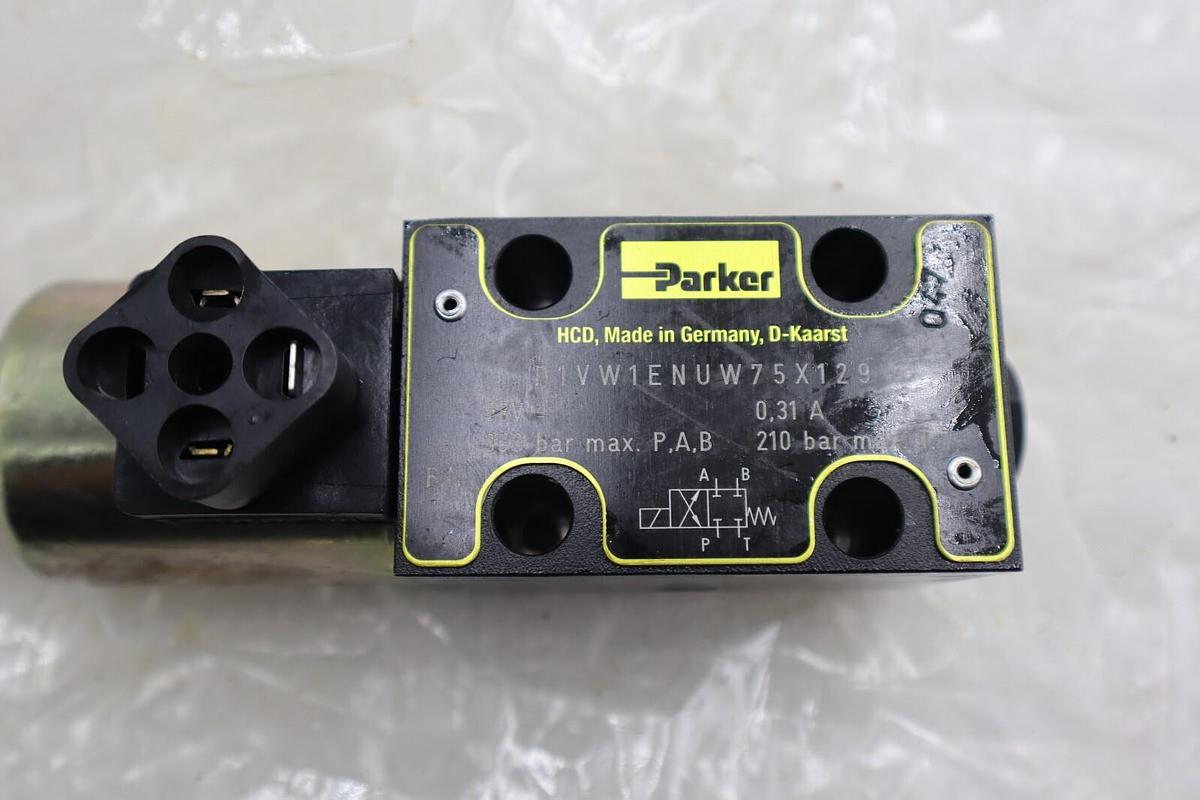 Used IN BOX PARKER VALVE 1VW1ENUW75X129 98 V 0.31 A #L-598