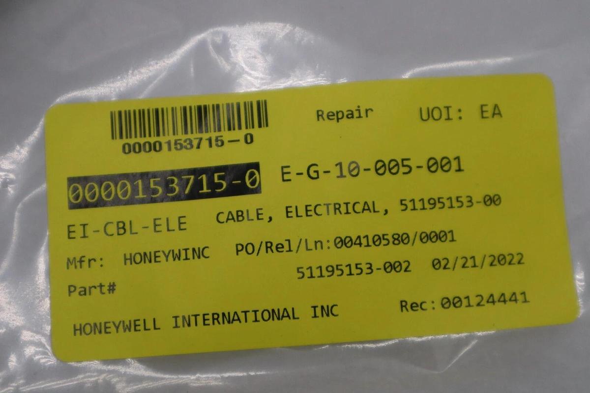 Refurbished HONEYWELL 51195153-002 / 51195153002 STOCK G507A