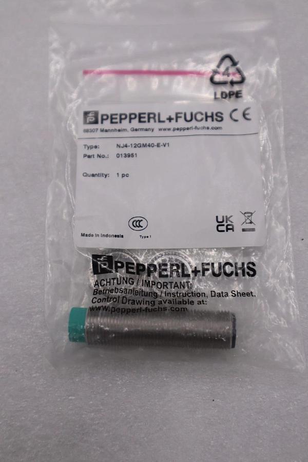NEW Pepperl+Fuchs NJ4-12GM40-E-V1 Inductive Proximity Sensor STOCK H1612A