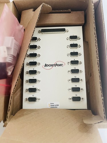 Used Comtrol Interface DB9M Module RocketPort 16 Ports RS-232/422/485 #K-1186