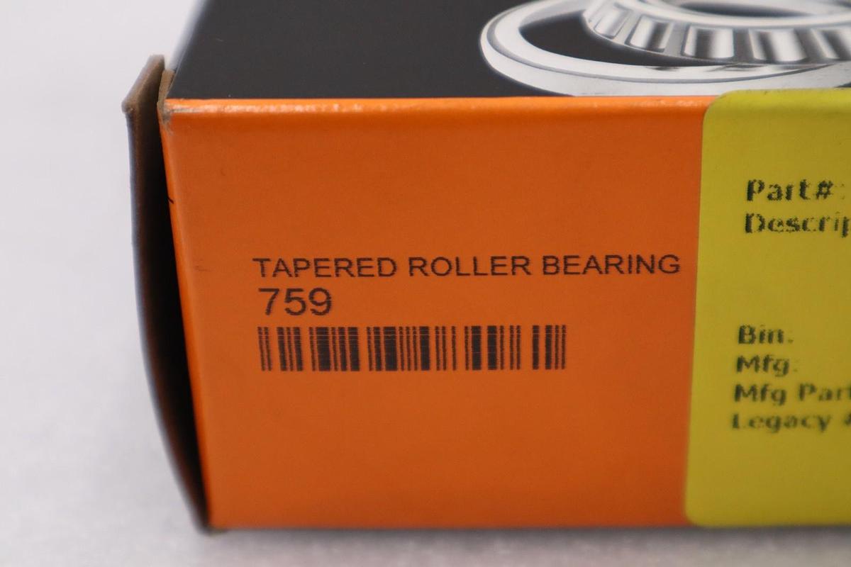 NEW Timken 759 Tapered Roller Bearing STOCK 1661CC