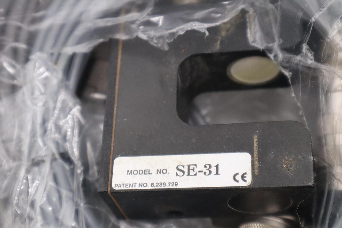 Used Fife SYMAT25B Offset Pivot Guide Web Roller W/ Polaris DP-20 and SE-31 Eye
