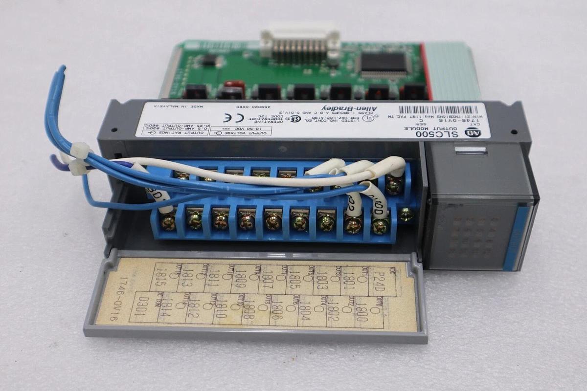 Used Allen Bradley 1746-OV16 Ser. C Output Module SLC 500 1746OV16 AB STOCK K-84-D