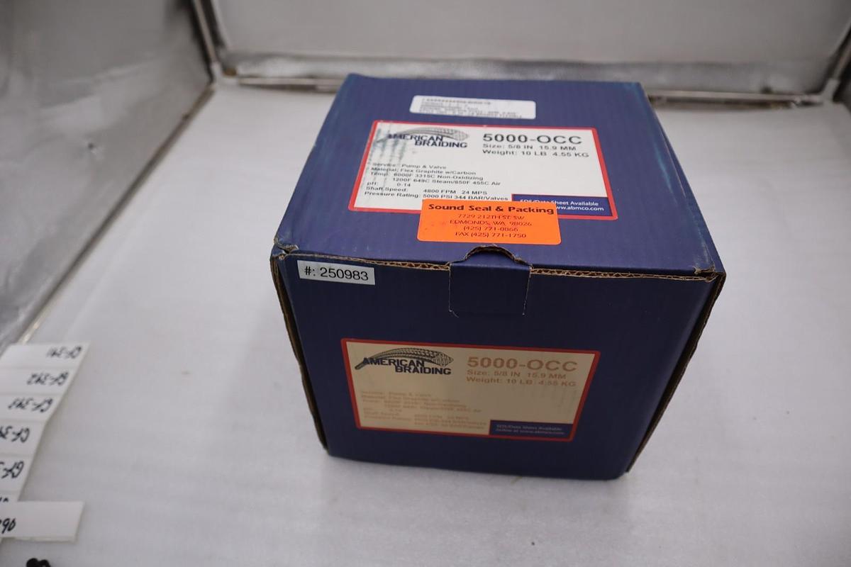 AMERICAN BRAIDING 5000-OCC Flex Graphite 5/8 IN - STOCK GF389