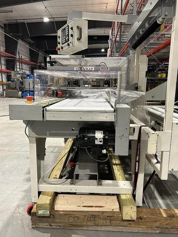 Used TEXWRAP MODEL 2219 SHRINK WRAP SYSTEM WITH VIDEO