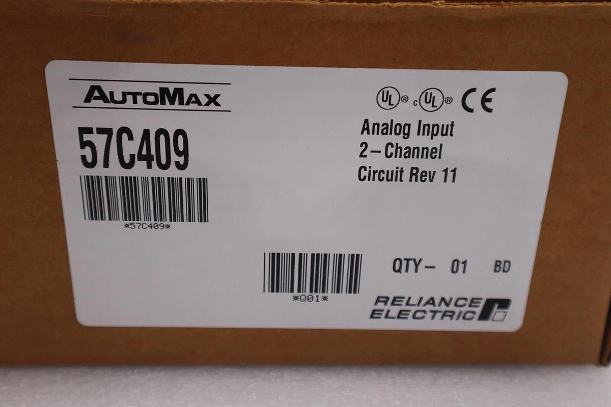 Used NEW RELIANCE ELECTRIC 57C409/  O-57409-H INPUT MODULE NSNP STOCK G266