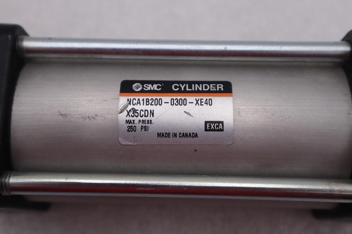 Used SMC NCA1B200-0300-XE40 X35CDN Cylinder #L-383-A