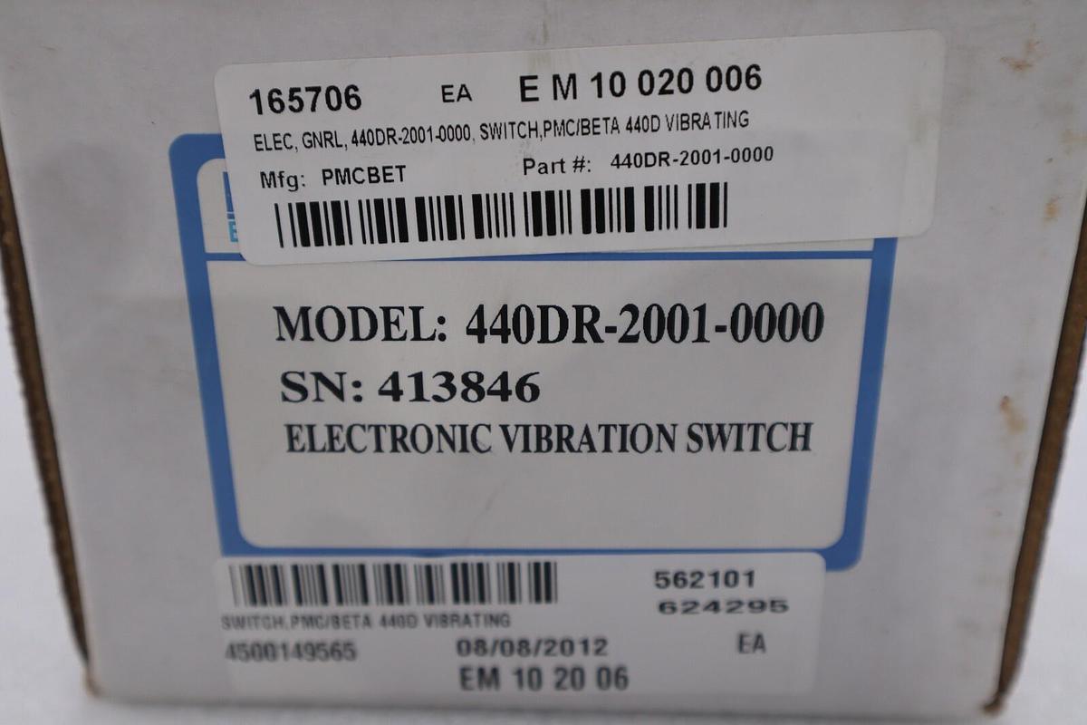 METRIX VIBRATION 440DR-2001-0000 / 440DR20010000 (BRAND NEW) STOCK G694