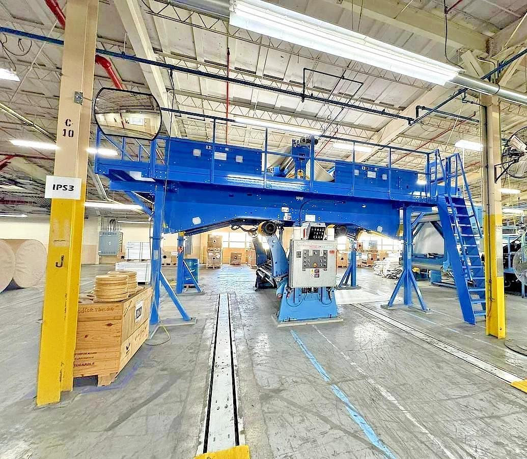 Used 73" WIDE MARQUIP DUAL POSITION UNWIND & D2 SPLICER MANUFACTURED 2021