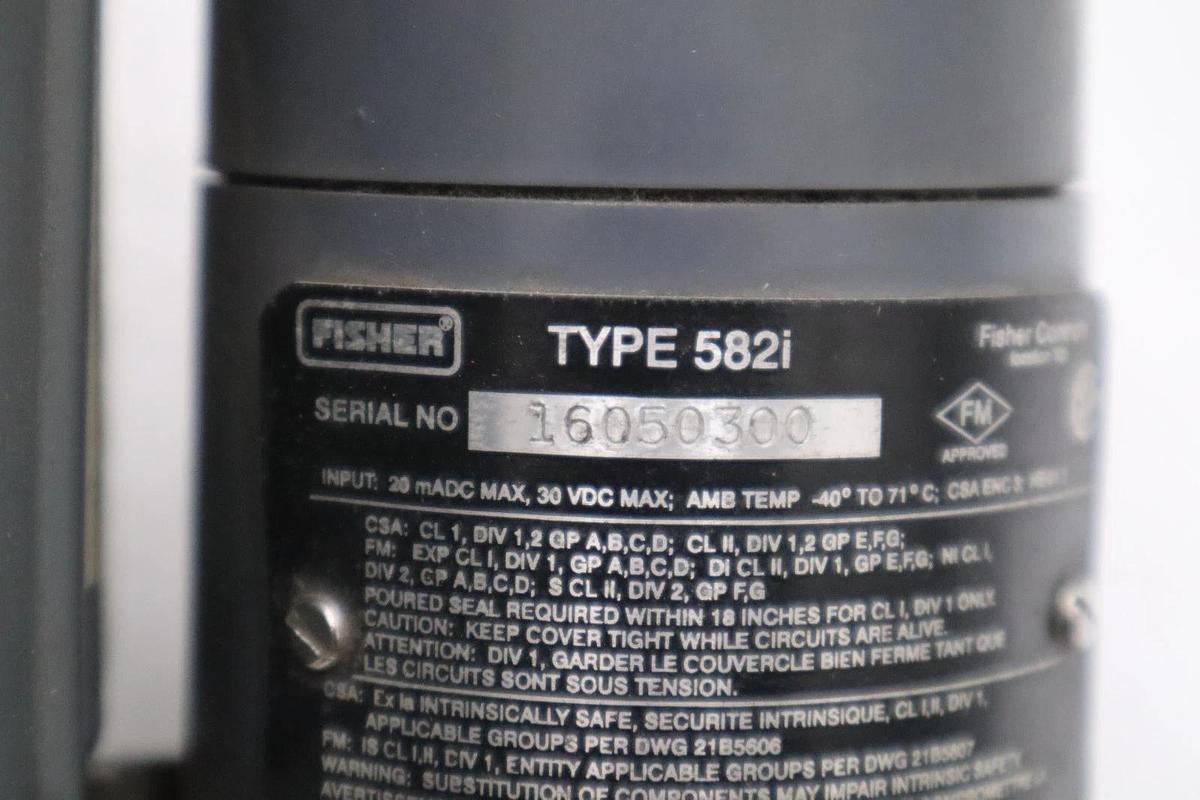 Fisher FS3582-1-A Valve Positioner 3582 NEW UNIT STOCK CC162